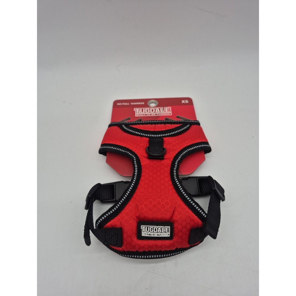 Tugdale No Pull Harnes XS- BUilt to be Tugged Red